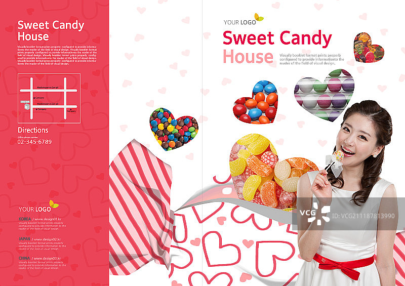 美食宣传册图片素材