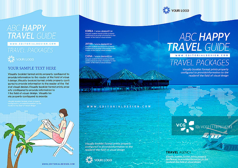 旅行手册图片素材