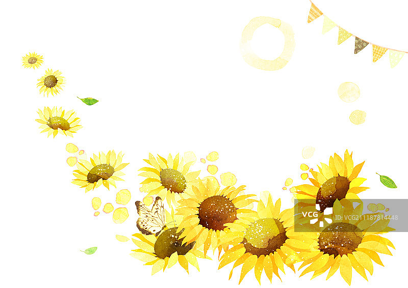 水彩插图图片素材