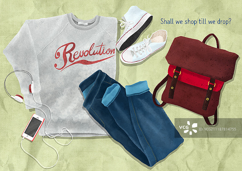 时尚插画图片素材