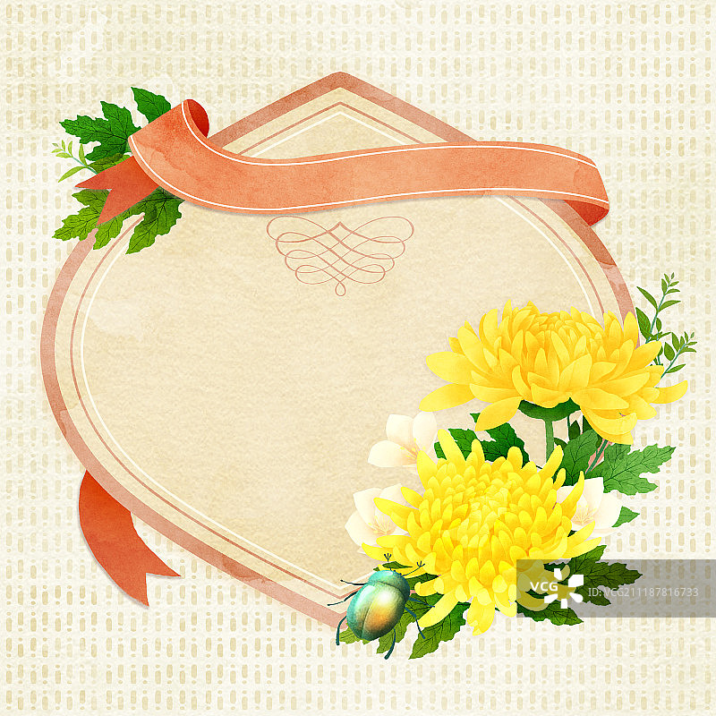 花框架说明图片素材