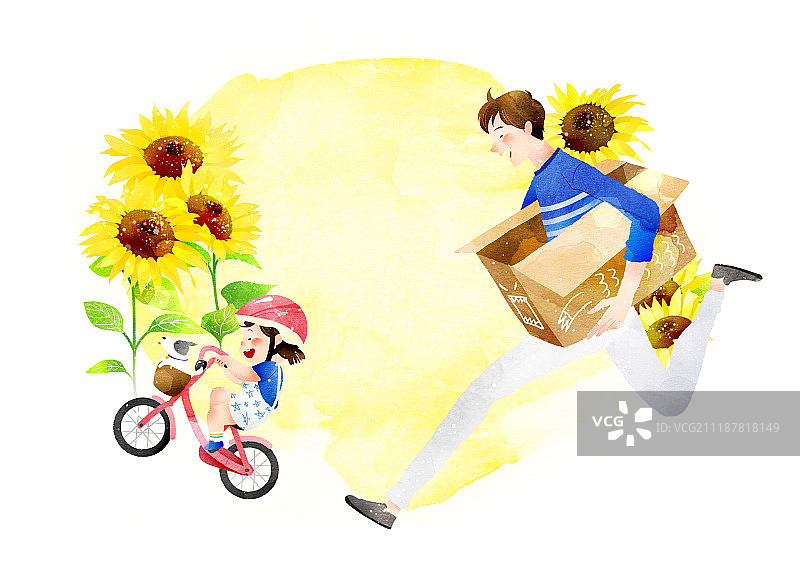 家庭插图图片素材