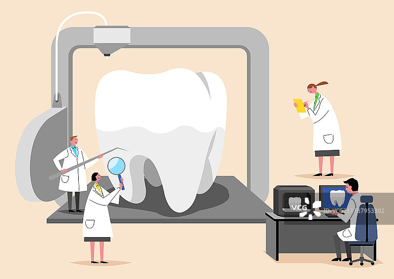 3D打印机：第四次工业革命科技图片素材