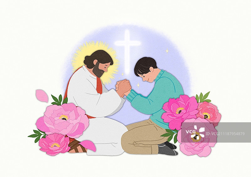 向上帝呼喊，基督教和生活方式图片素材