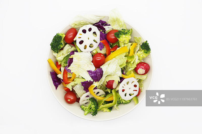 新鲜果蔬大拌菜图片素材