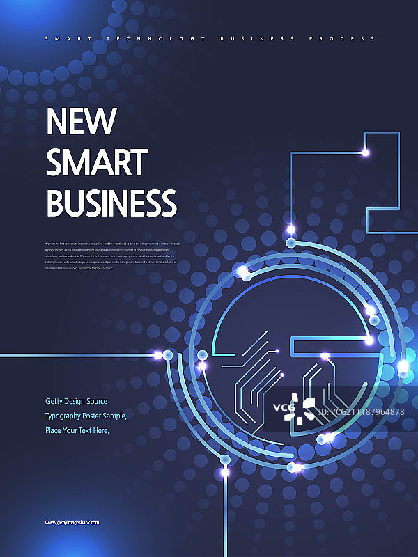 几何商业第四次工业革命高科技海报图片素材
