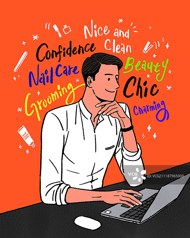 男人，时尚，美容，都市男子气概（角色），书法（文字），美甲（手指），足部护理（美容）图片素材