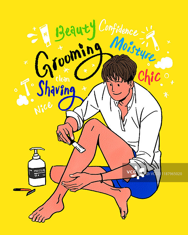 男人，时尚，美容，都市美男（角色），书法（字符），脱毛，人腿（人类肢体）图片素材