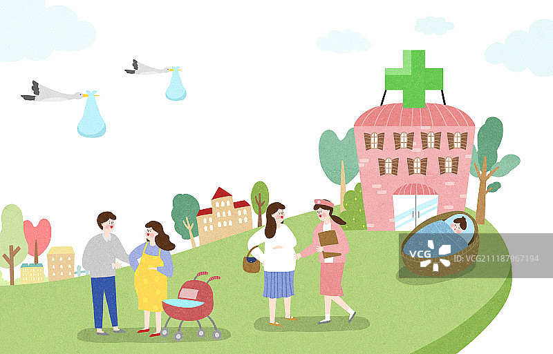 村庄福利社区服务图片素材