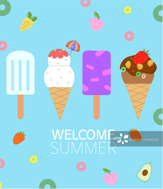 夏季活动假期图片素材