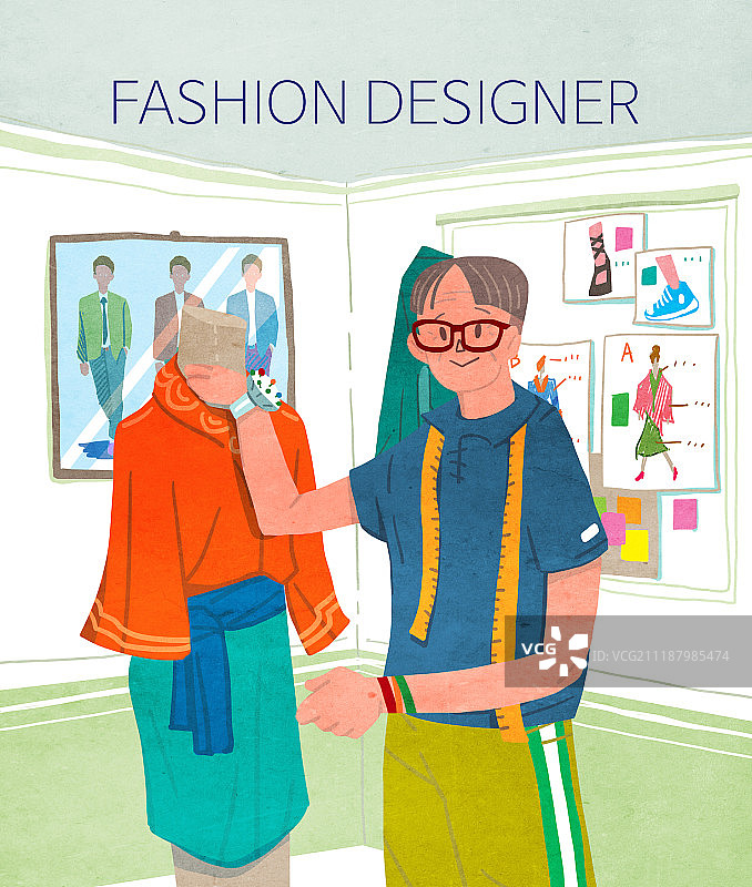 职业、生活方式、工作（体力活动）、时尚、服装设计师（设计师）、人体模型图片素材