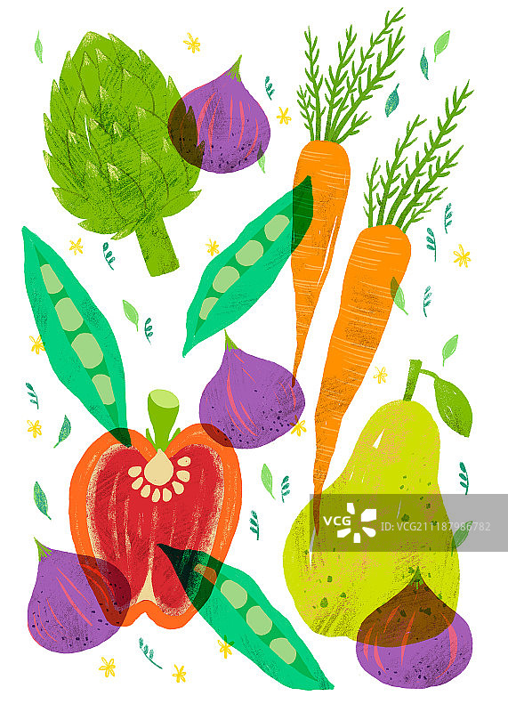 水果蔬菜图案图片素材