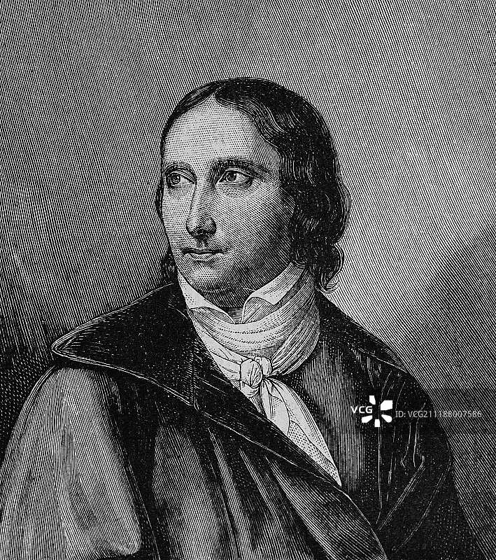 卡尔·冯·萨维尼，普鲁士军官，德国中央党政治家，1880年图片素材