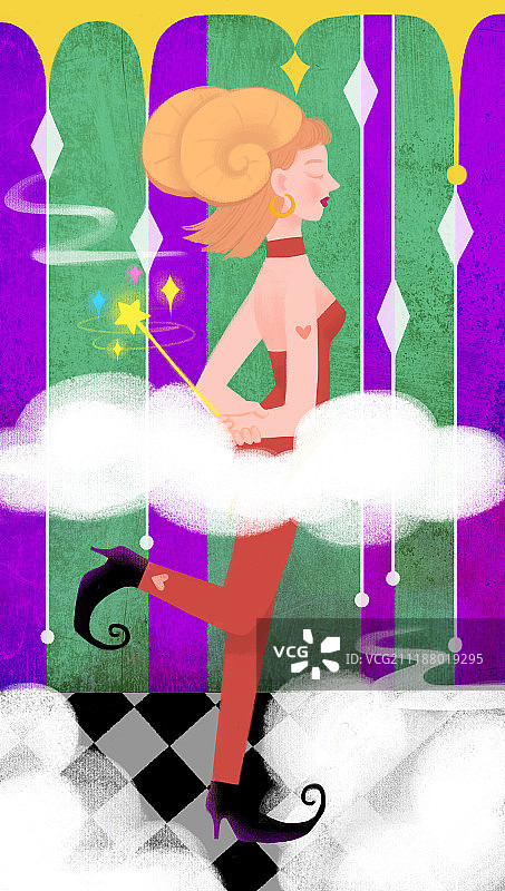 十二星座之白羊座图片素材