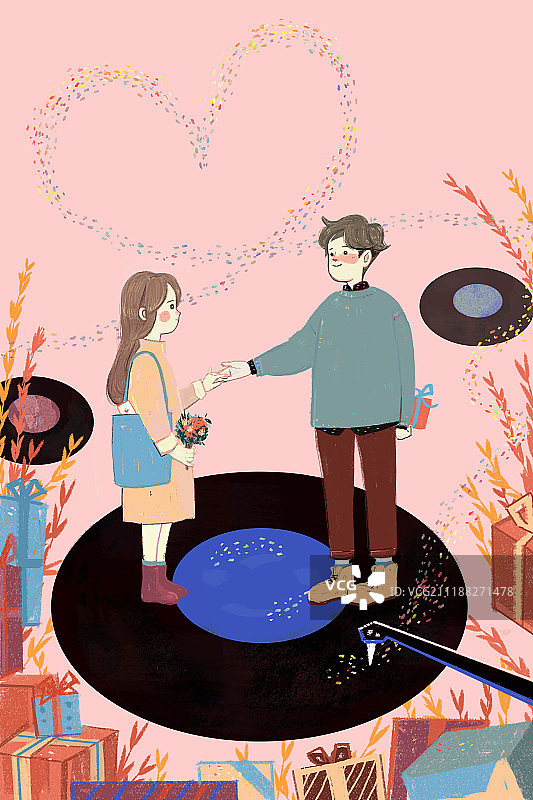 情人节小情歌图片素材