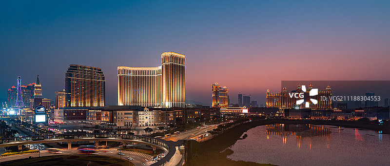 澳门路凼赌场区部分一览图片素材