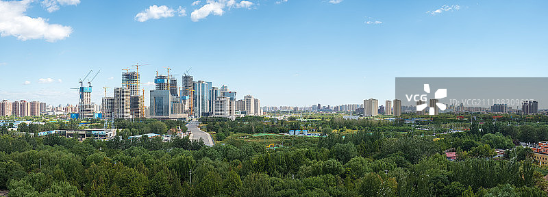 建设中的丽泽商务区图片素材