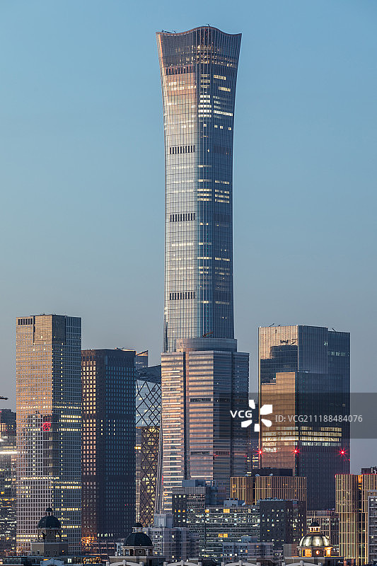 北京天际线图片素材