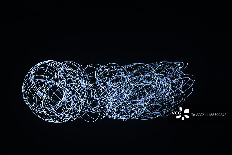 绿色激光光绘物理图案黑色背景棚拍创意图片素材