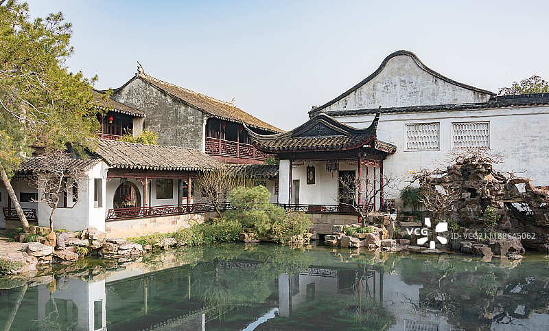 苏州网师园园林风光图片素材