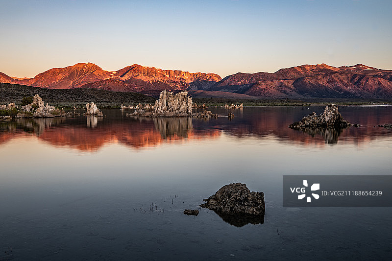 莫诺湖日出图片素材