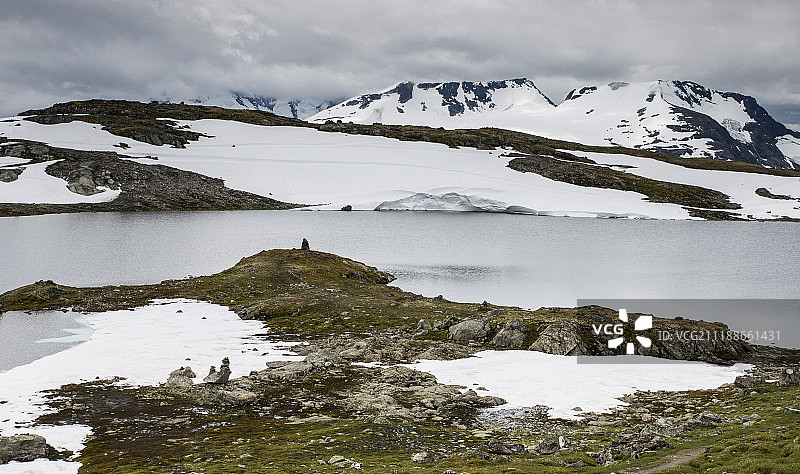 挪威著名55号公路图片素材
