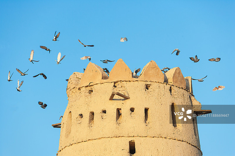 贾希里城堡中的一座塔图片素材