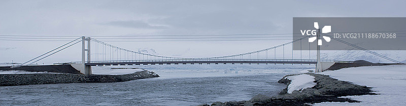 悬索桥全景图片素材