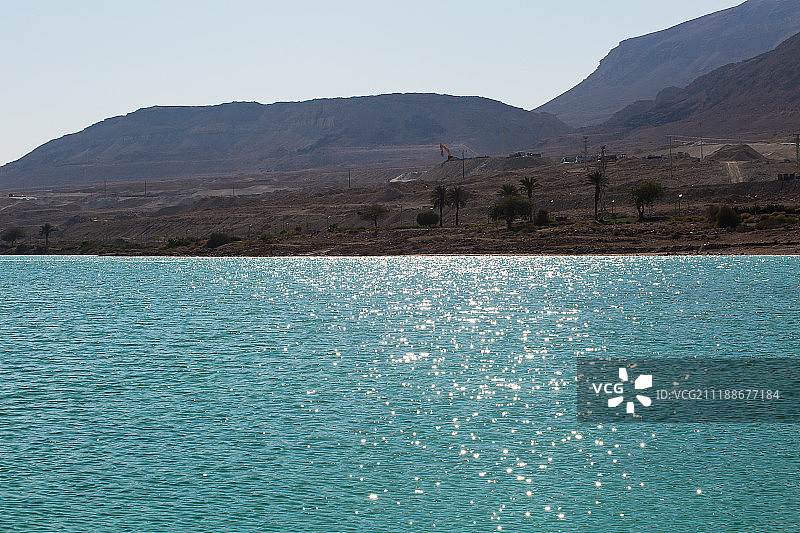 死海美丽海岸图片素材