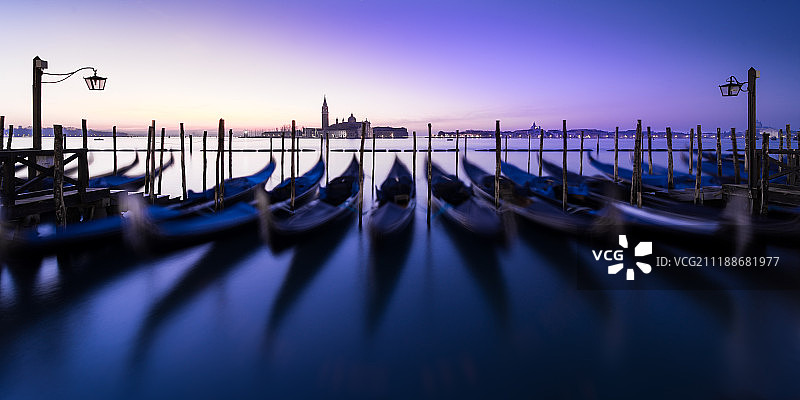 威尼斯的贡多拉图片素材