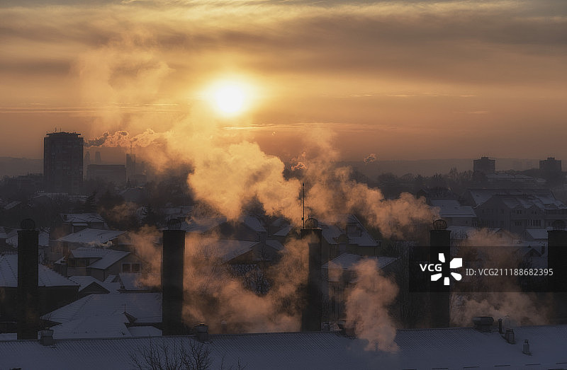 金色清晨图片素材