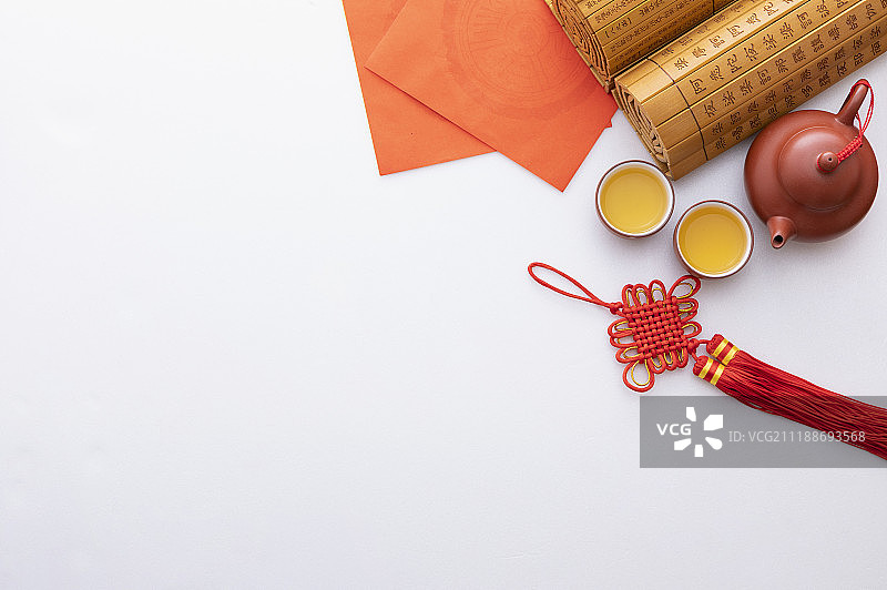 中国结 茶图片素材