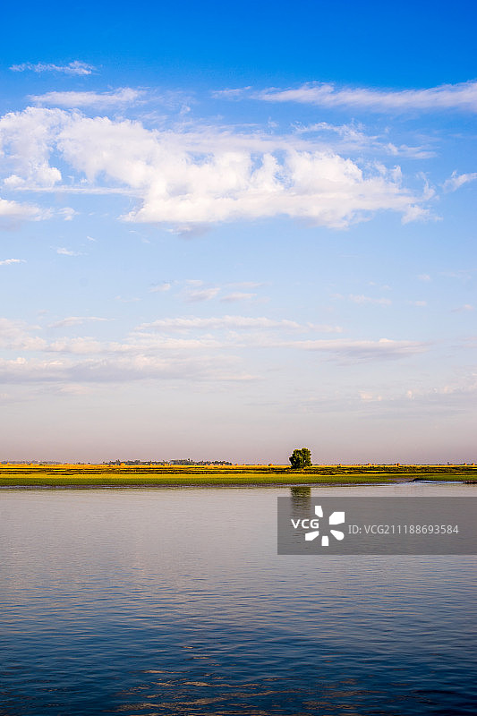 缅甸若开邦实兑加拉丹河风光图片素材