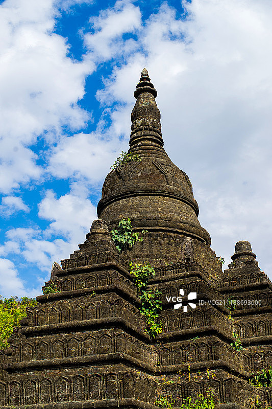 缅甸若开邦妙乌风光图片素材