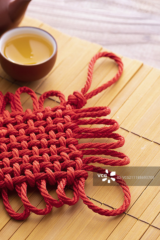 中国结 茶图片素材