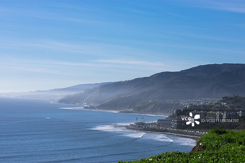 马里布太平洋海岸图片素材