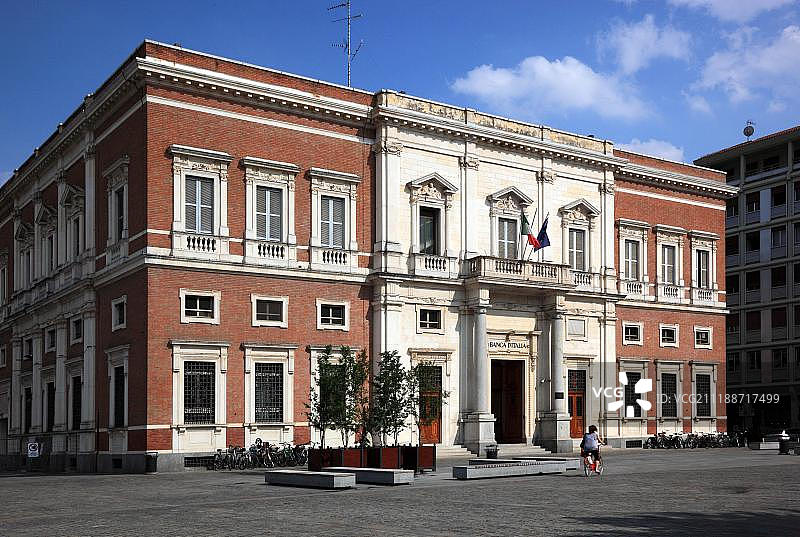意大利雷焦艾米利亚意大利银行分行图片素材