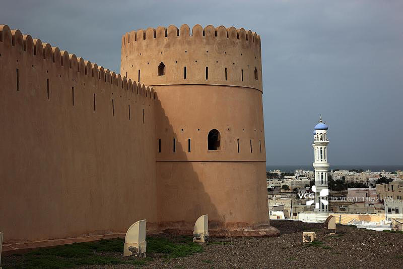 阿曼苏尔的西内西拉斯堡图片素材