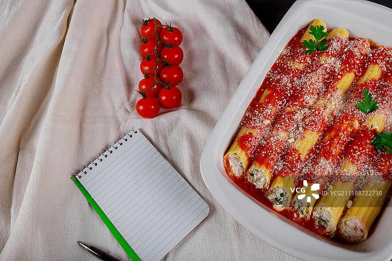 意大利卷饼特写图片素材