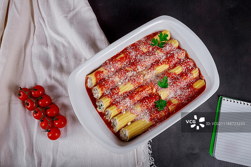 特写：意大利卷饼图片素材