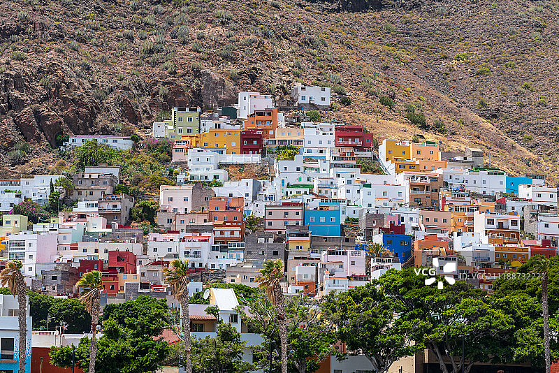 西班牙加那利群岛特内里费岛圣安德烈斯村图片素材