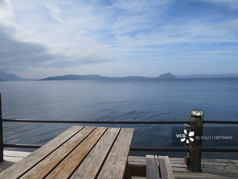 塔尔火山图片素材