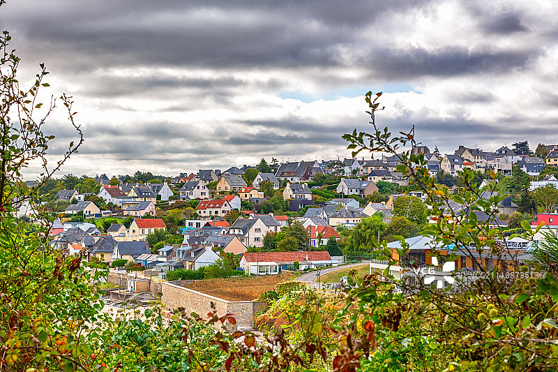 罗塞利耶角，圣布里厄图片素材