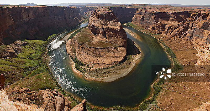 马蹄湾全景图片素材
