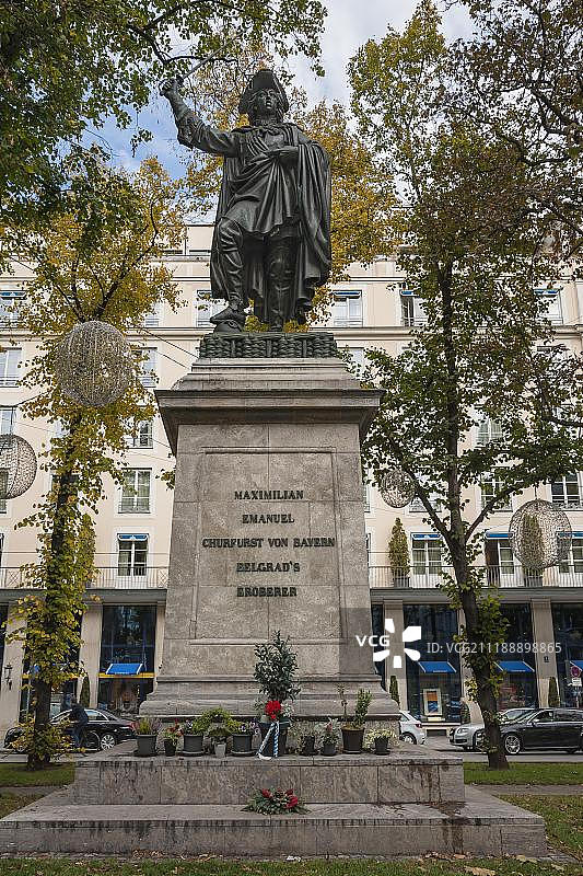 巴伐利亚选帝侯马克西米利安·伊曼纽尔纪念馆，慕尼黑图片素材