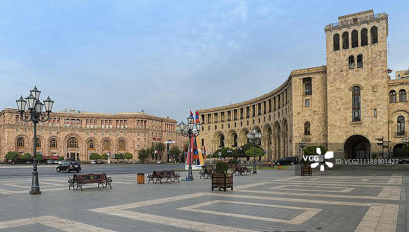 亚美尼亚埃里温的广场图片素材