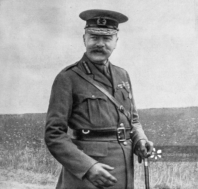 陆军元帅基奇纳1916年最后一次法国之行图片素材