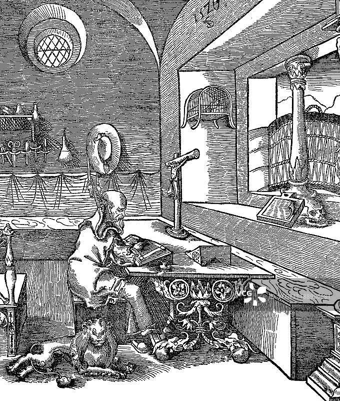 书写中的哲罗姆图片素材