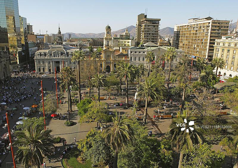 智利圣地亚哥武器广场景观图片素材