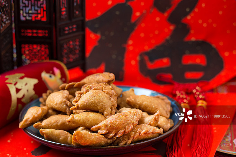 广东煎堆油角图片素材